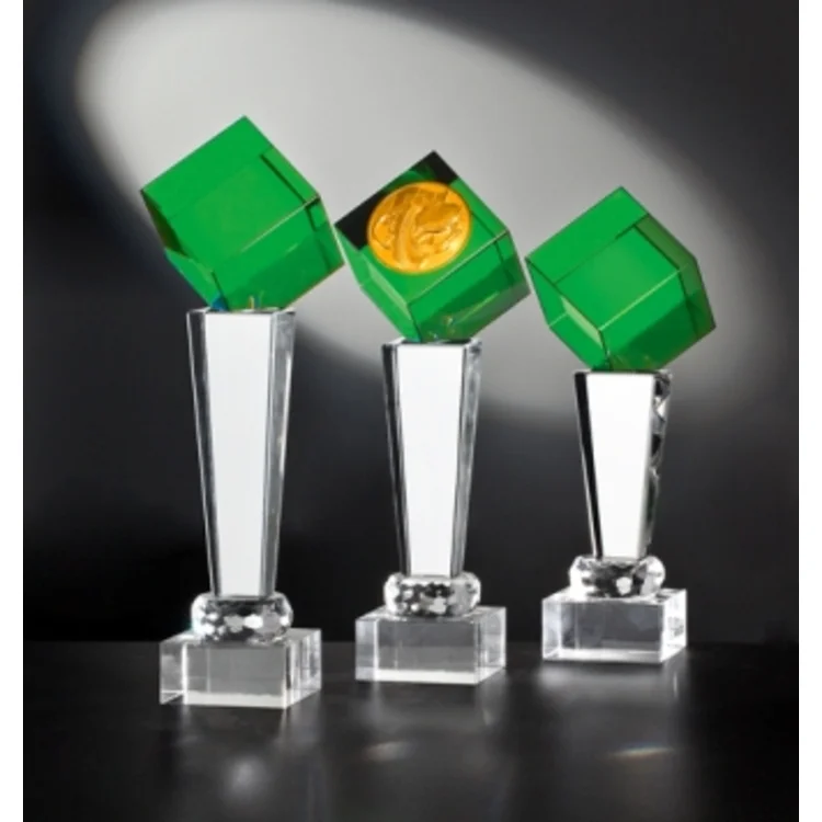 Noblessglas Trophäen Würfel Grün 41332 - 41334
