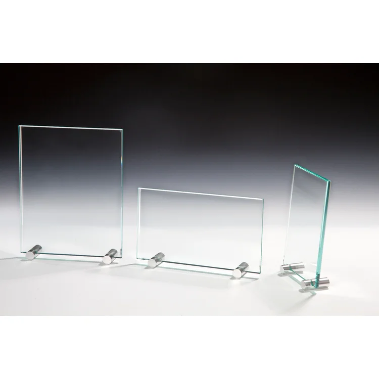 Glastrophäen mit Metallstab 67187 - 67189
