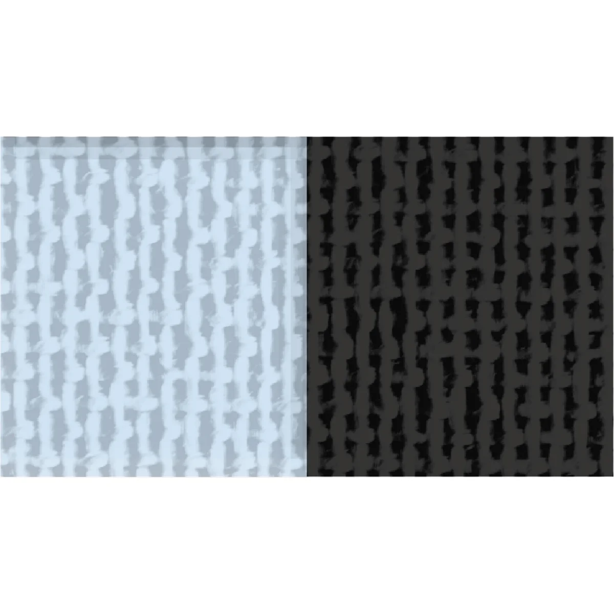 Halsband Hellblau-Schwarz
